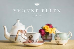 Tea for One 500ml Flamingo & Parrot (giftbox) Yvonne Ellen