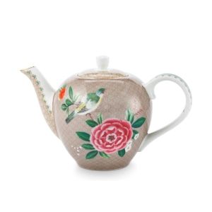 Theepot Khaki 750 ml Blushing Birds Pip Studio