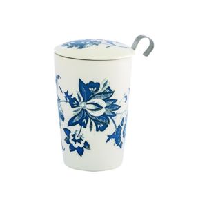 Theebeker 350 ml + RVS Filter Luna White TeaEve