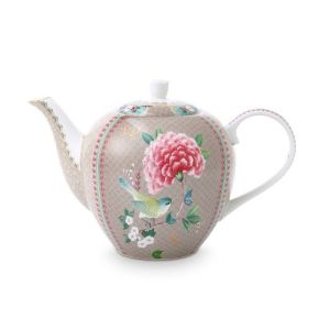 Theepot Khaki 1.6 ltr Blushing Birds Pip Studio