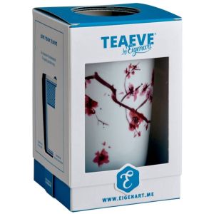 Theebeker 350 ml + RVS Filter Cherry Blossom TeaEve