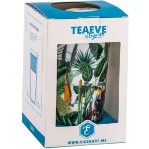 Theebeker 350 ml + RVS Filter Rainforest TeaEve