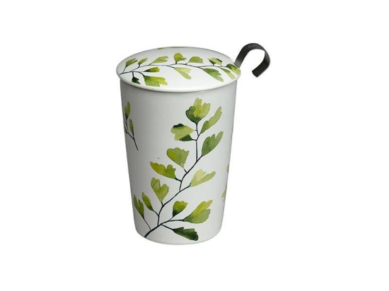 Theebeker 350 ml + RVS Filter Trees Green TeaEve