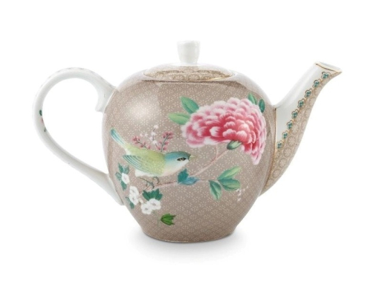 Theepot Khaki 750 ml Blushing Birds Pip Studio
