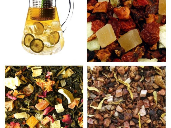 IJsthee Zomerpakket Groot (3x 50 gr + 1,8 ltr Iced Tea Control Finum)