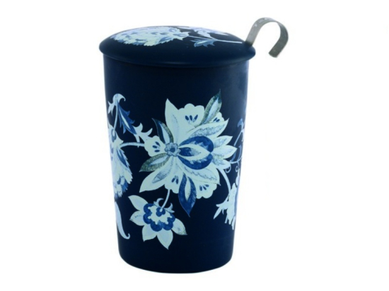 Theebeker 350 ml + RVS Filter Luna Blue TeaEve