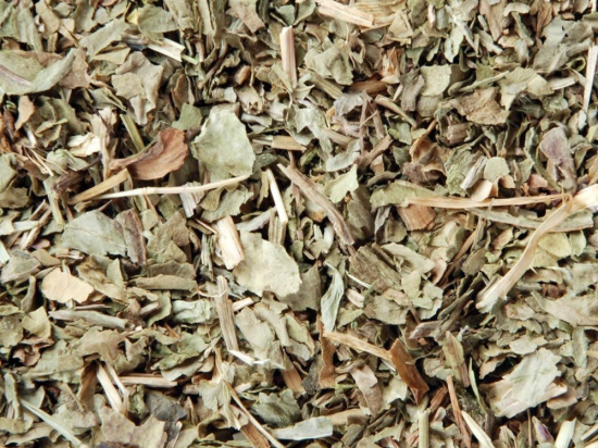 Grote Weegbree Kruid Gesneden (plantago major)