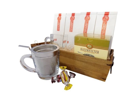 Theecadeau pakket Favoriet incl. Theeglazen