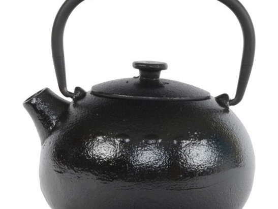 Omaia Theepot 0.35 ltr + RVS filter Zwart