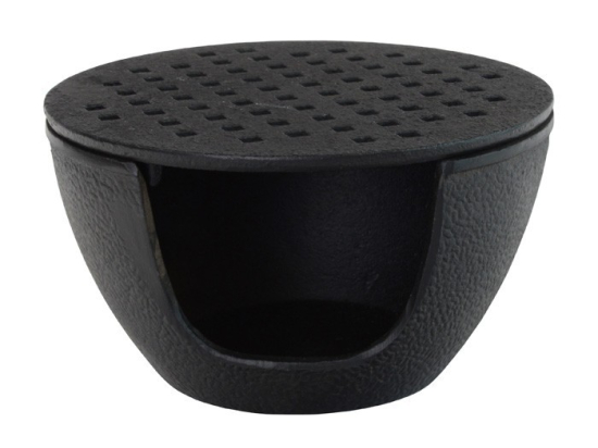 Theelicht 15 cm hoog Zwart