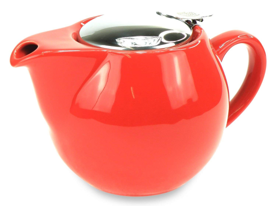 Saara Theepot 0.5 ltr + RVS filter Rood Chacult