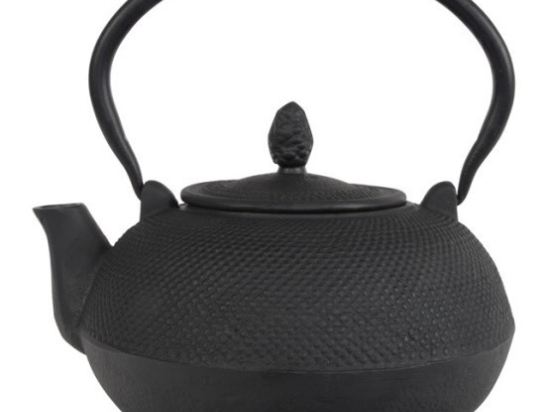 Arare Theepot Gietijzer Zwart 2.80 liter