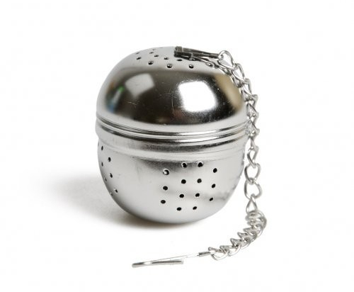 Thee-ei Theebal 4x5 cm RVS