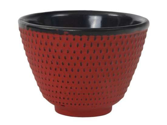 Arare Theekopjes 2x 60 ml Rood (Japans)