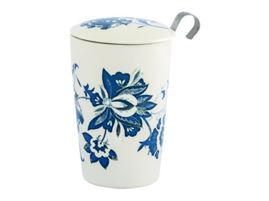 Theebeker 350 ml + RVS Filter Luna White TeaEve