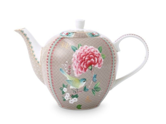 Theepot Khaki 1.6 ltr Blushing Birds Pip Studio
