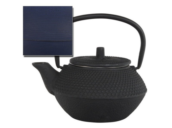 Arare Theepot 0.35 ltr + RVS filter Nachtblauw