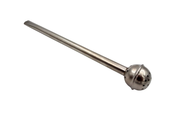 Bombilla voor Yerba Mate RVS 17.1 cm Traditioneel Chacult