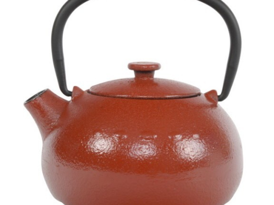 Omaia Theepot 0.35 ltr + RVS filter Rood