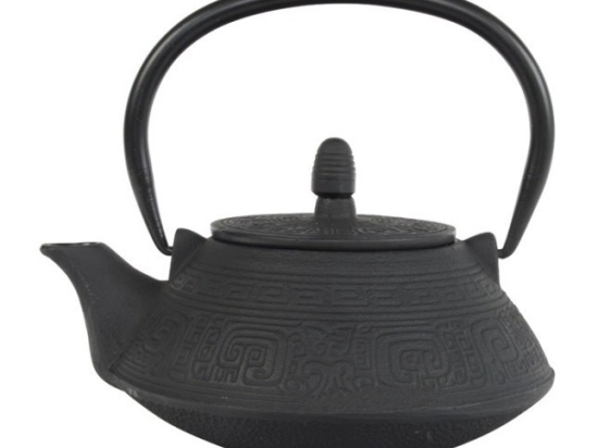 Maoming Theepot 0.80 ltr + RVS filter Zwart