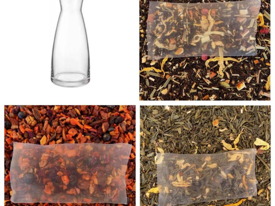 IJsthee Zakjes Startpakket (3 x 3 ijsthee zakjes + karaf assorti)