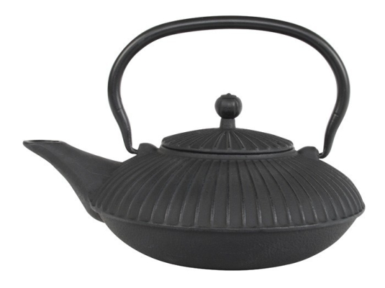 Fangshan Theepot 0.75 ltr + RVS filter Zwart