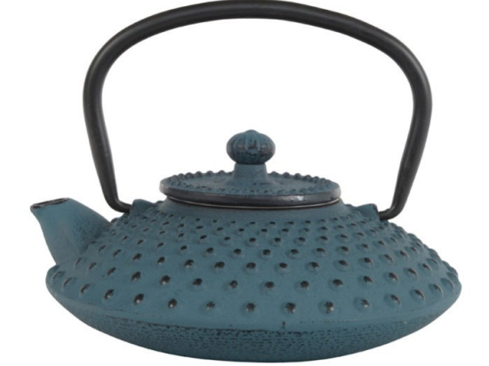 Kambin Theepot 0.45 ltr + RVS filter Blauw