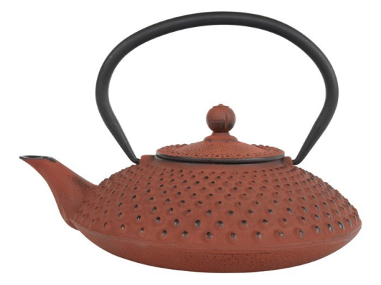 Kambin Theepot 1.25 ltr + RVS filter Rood