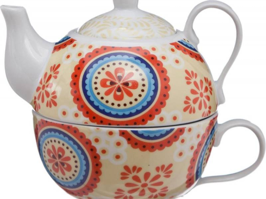 Tea For One Cheerful theepot 26cl + kop 21cl Cosy & Trendy