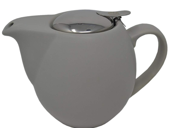 Saara Theepot 0.9 ltr + RVS filter Mat Grijs Chacult